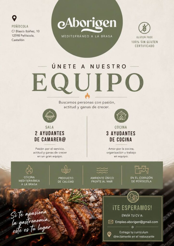 empleo Busca de camareros en Aborigen